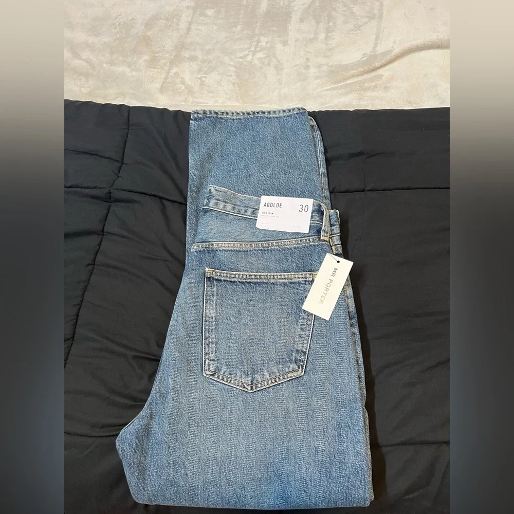 AGOLDE Net-Porter90's Jean Mid-Rise Loose Fit Sz:30 Orig:$320 - Picture 5 of 12